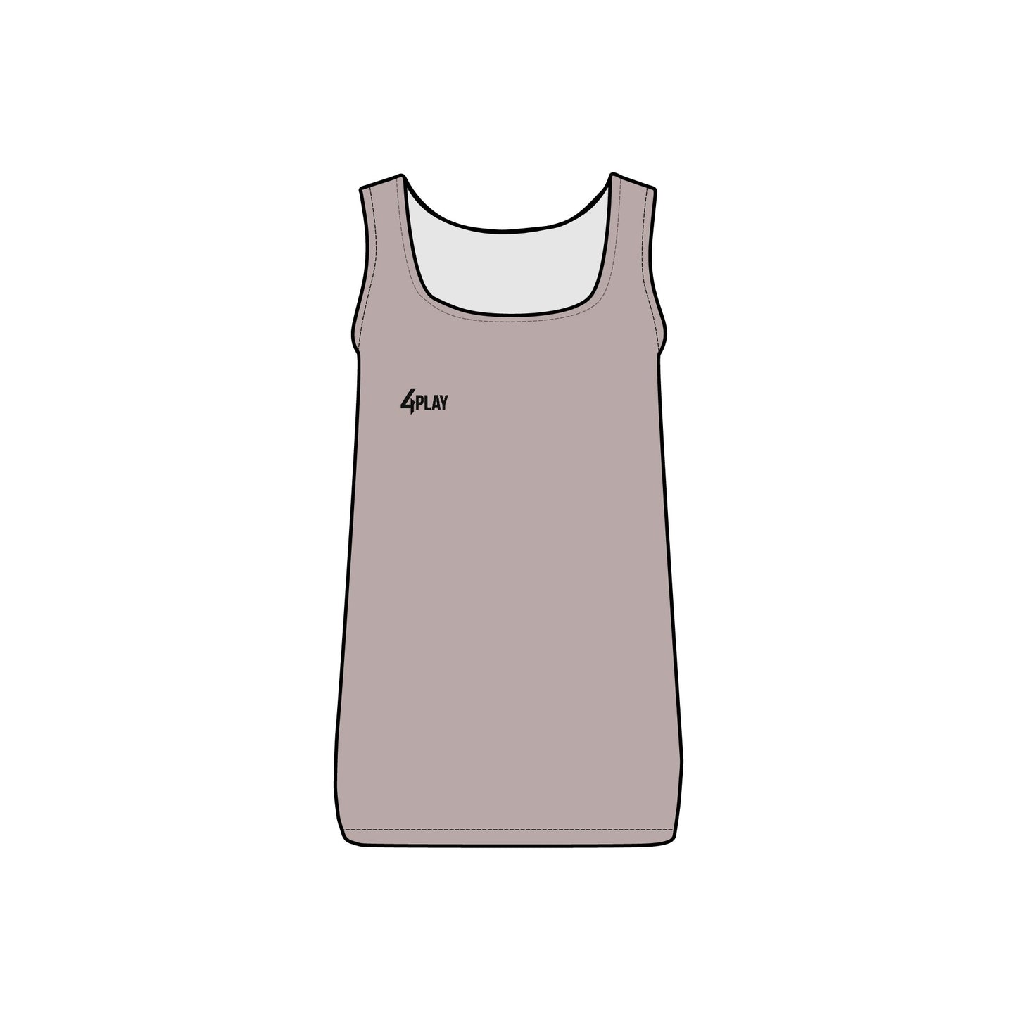 4Play Women's Micro Ribbed Tank Top