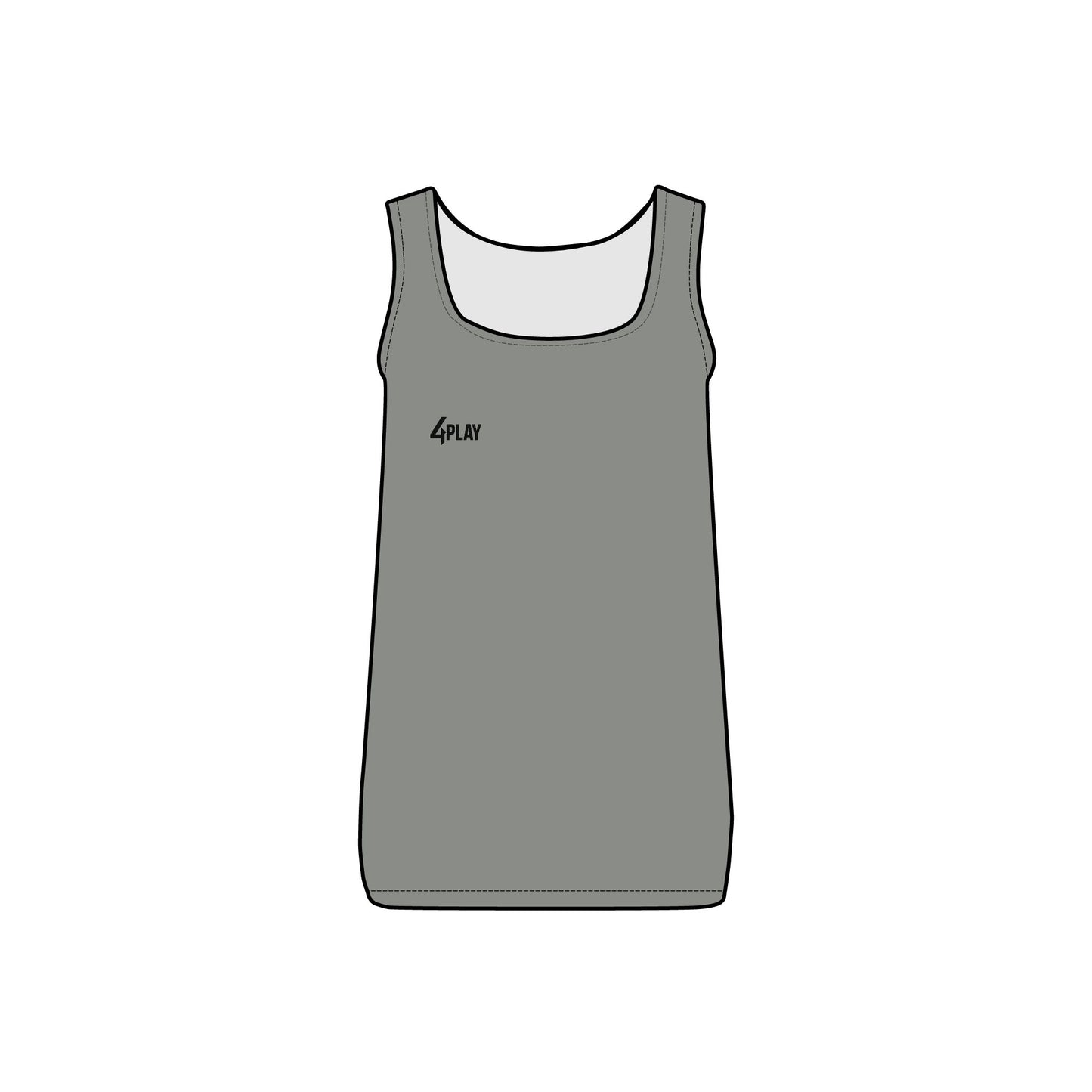 4Play Women's Micro Ribbed Tank Top
