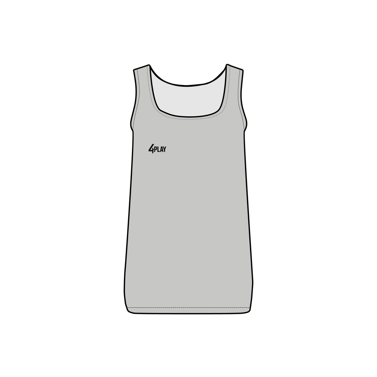 4Play Women's Micro Ribbed Tank Top